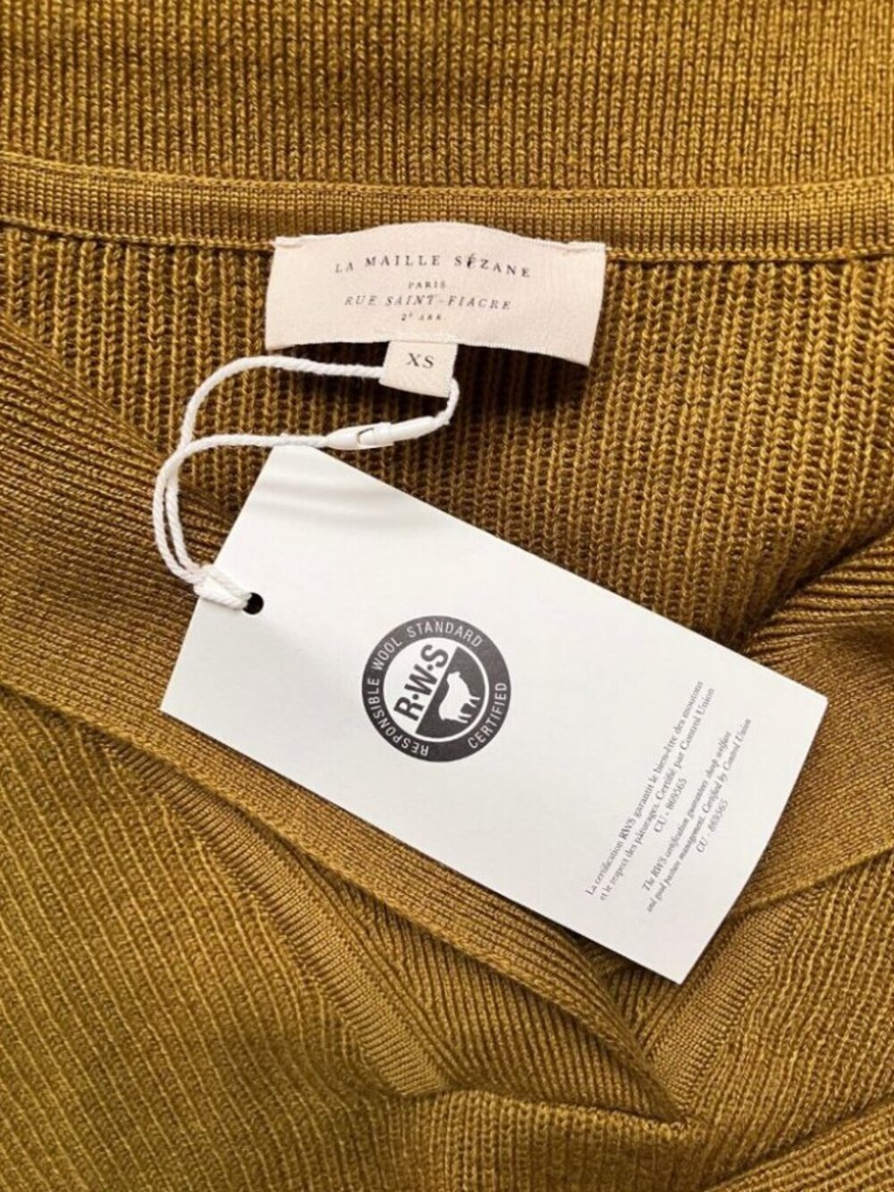 Sezane Claudio Jumper Olive Green / Size XS - Picture 7 of 7
